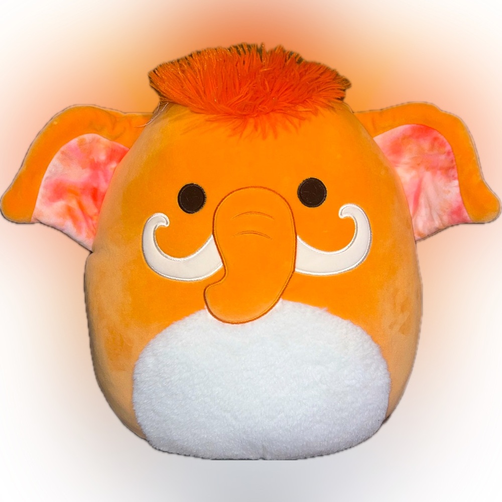 16-Inch Orange Wolly Mammoth Squishmallow Wilbie